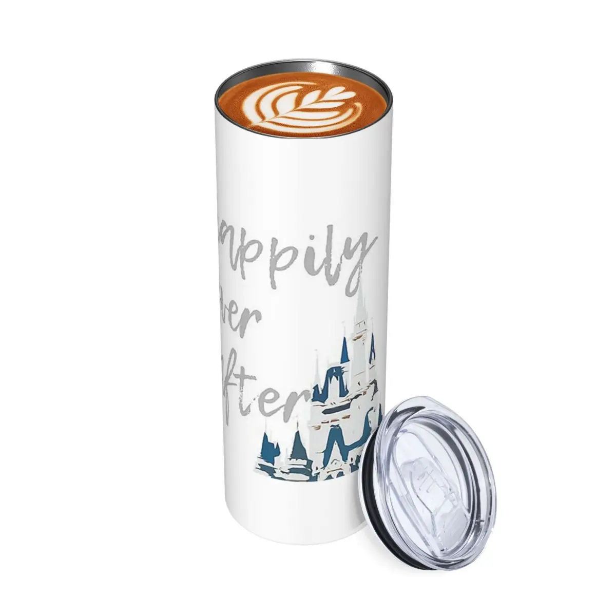 Happily Ever After Stainless Steel Tumbler Vacuum Insulated Mugs Thermal Cold Bottle Straw With Lid 20oz