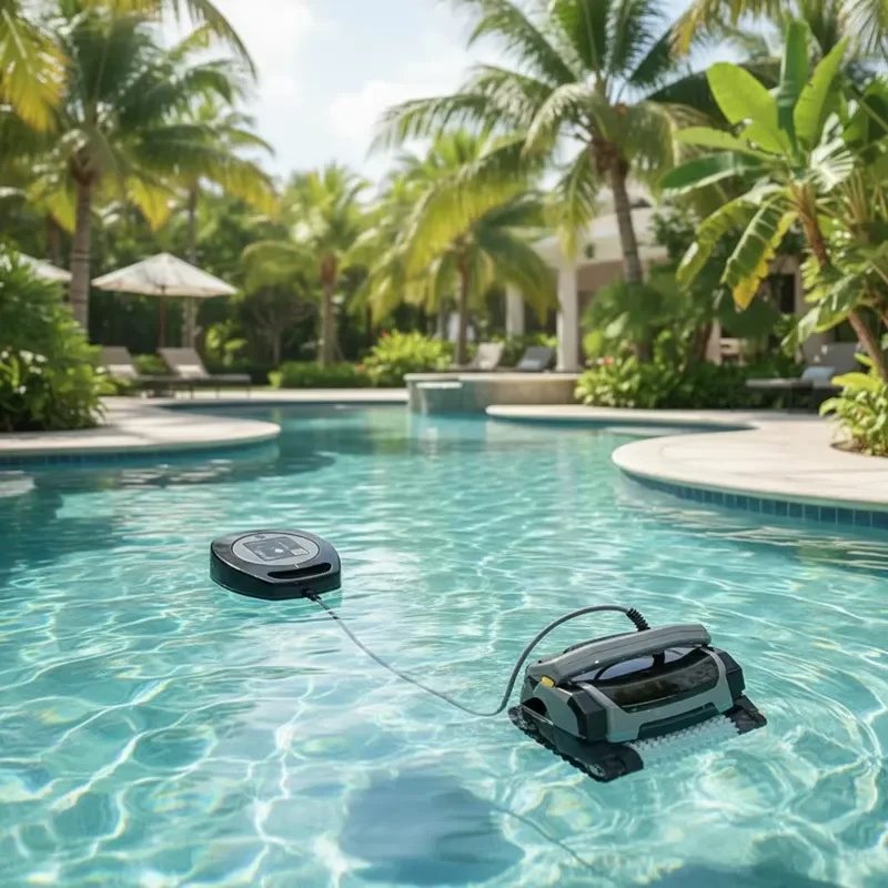 Efficient Pool Cleaner for Swimming Pool Vacuum Underwater Cleaning Cordless Electric Swimming Pool