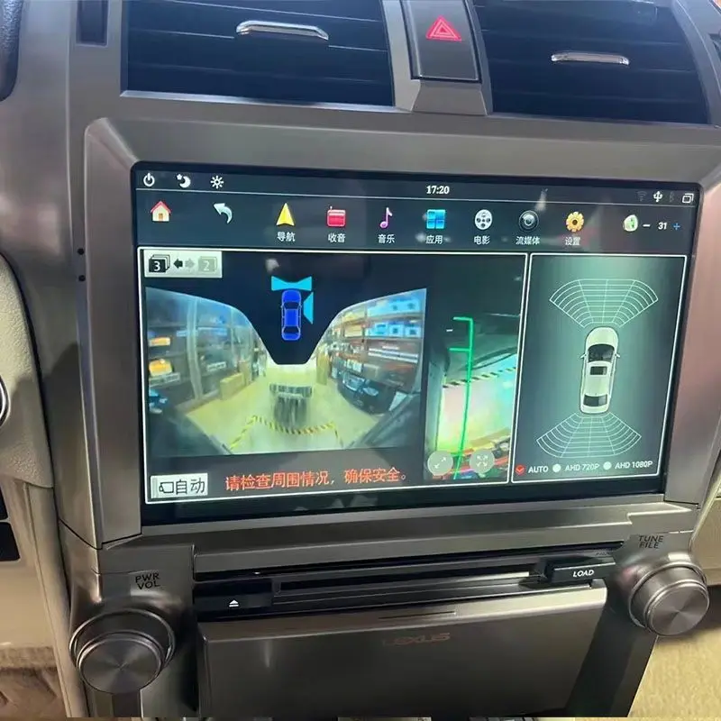 11.6 "CarPlay السيارات أندرويد 14 مشغل ستيريو الوسائط المتعددة لكزس GX GX400 GX460 2010 2011-2020 شاشة راديو السيارة GPS رئيس وحدة