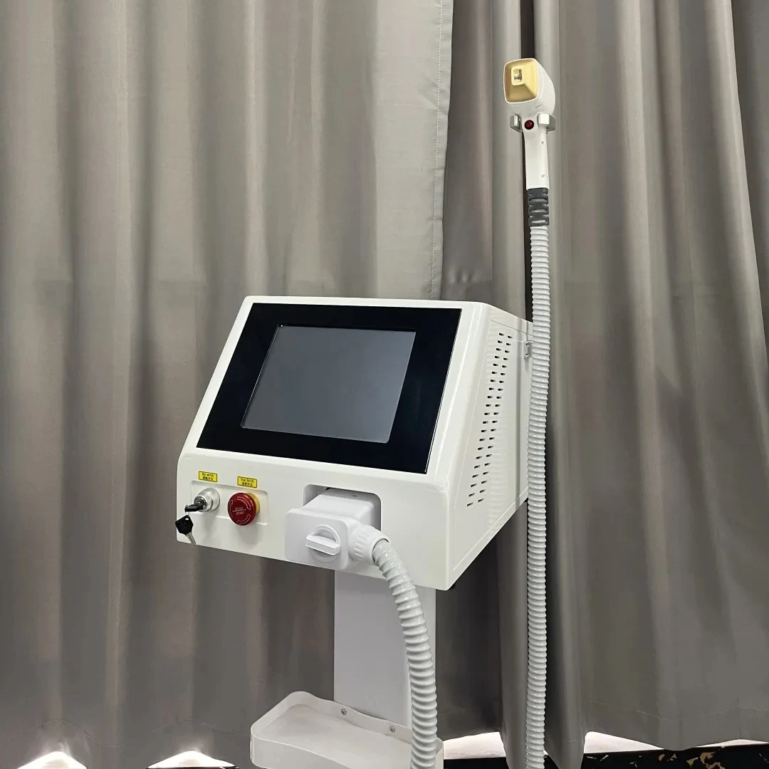 Professionele Diode Ijs Titanium Laser2024 Draagbare 808 755 Alexandriet Apparaat 4 Golven Ipl Permanente Ce Vrouw Laser Body Hair