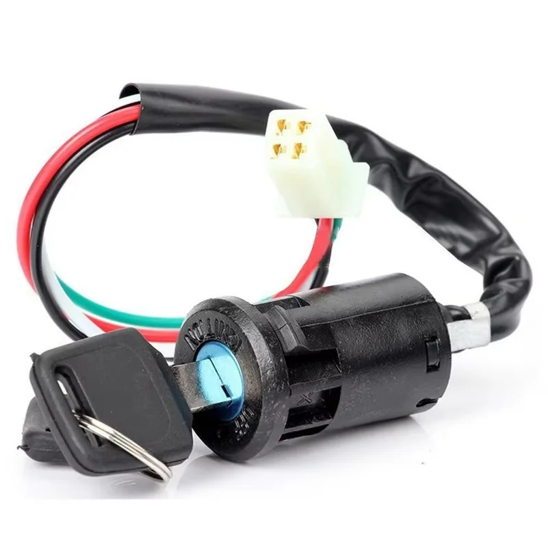 Universal Motorbike Motorcycle Ignition Switch +2 Keys for Honda Kawasaki ATV Moto Accessories Motorbike Start Switch Door Locks