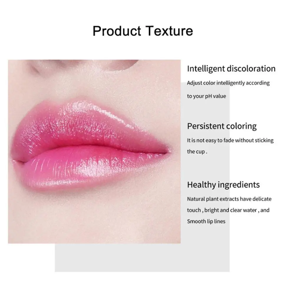 Gelee Temperatur ändert Farbe Lippenstift lang anhaltende pflegende feuchtigkeit spendende wasserdichte feste Lip gloss Set koreanische Kosmetik