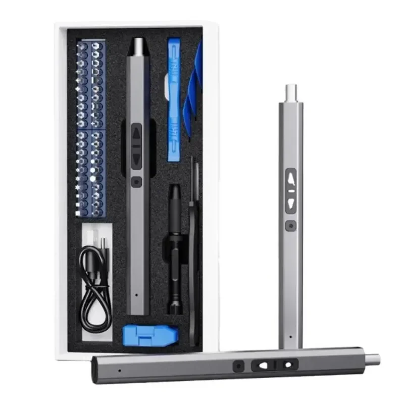Phone Repair Tool, Computer Rechargeable Screwdriver, 12 in 1 50 in 1 Electric Screwdriver Set, Cordless Rechargeable Drill Bits