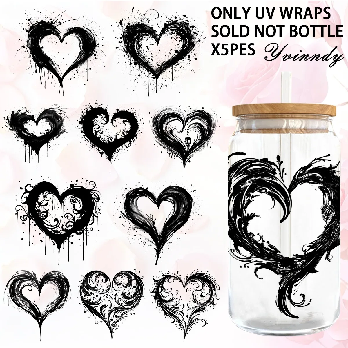 5Pcs/Set Of 16OZ Va…