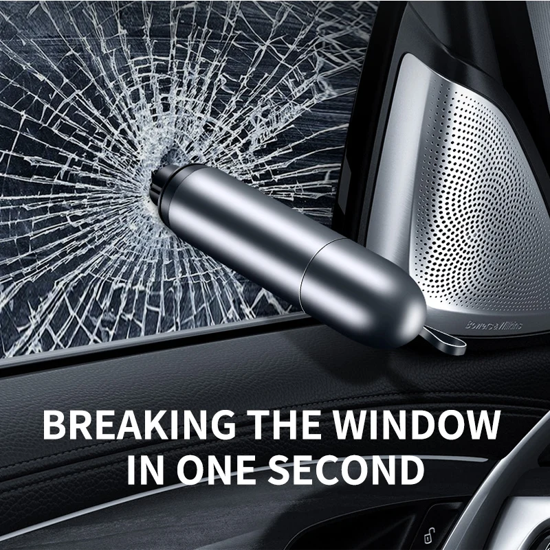 Car Emergency Glass Breaker Seat Belt Cutter Escape Tool Accessories For Tesla Model 3 Model S Model X Model Y Roadster WYE Coil