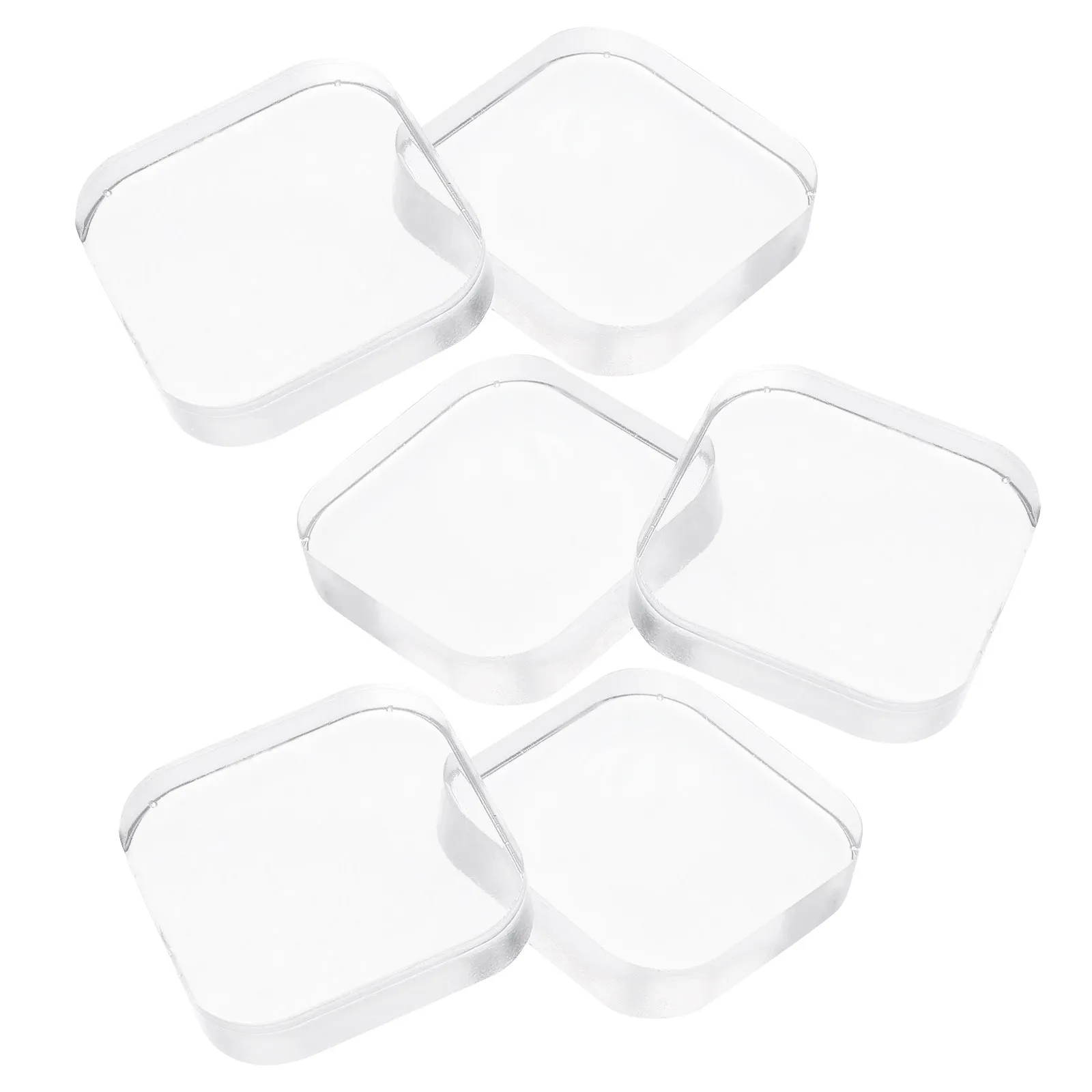 6Pcs Clear Thickened Silicone Door Stopper Wall Protector for Doors Cabinets Fridges Rvs Noise Reducing Wall Shield Door Knob