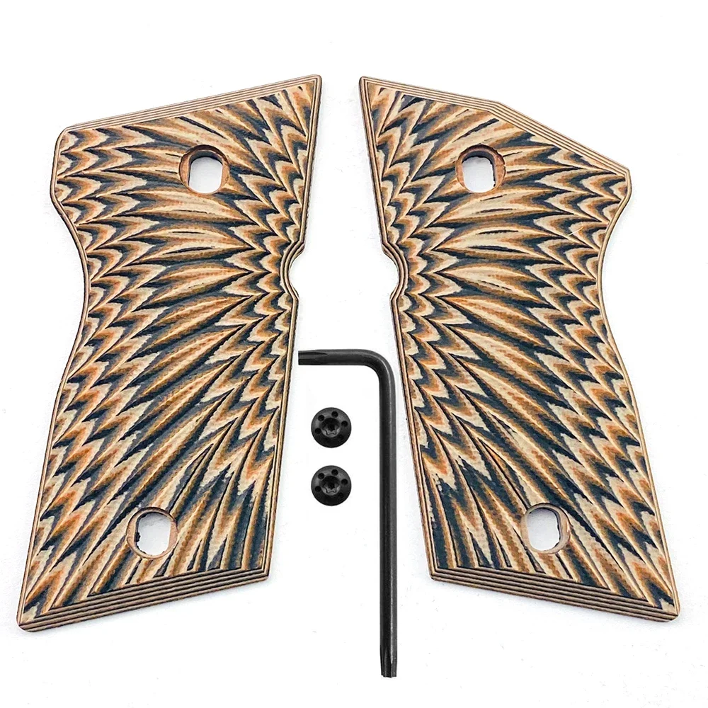 1 زوج G10 القبضات أمة الله الملمس عرقوب مع مسامير ل BRT 92fs القبضات كامل الحجم 92 fs m9 92a1 96a1 92 ملحقات الصيد