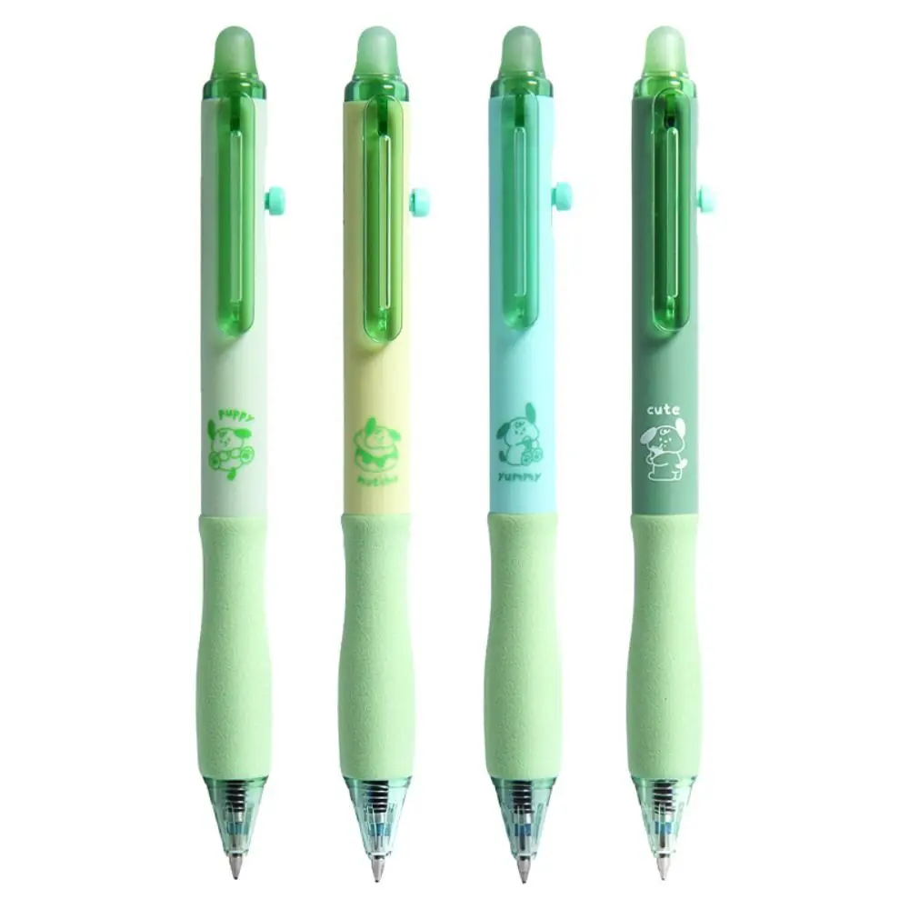 Kawaii Aesthetic Thermal Eraser Pen Black Blue Ink Cute Erasable Gel Pen INS Cartoon 0.5mm Writing Pen Office Supply