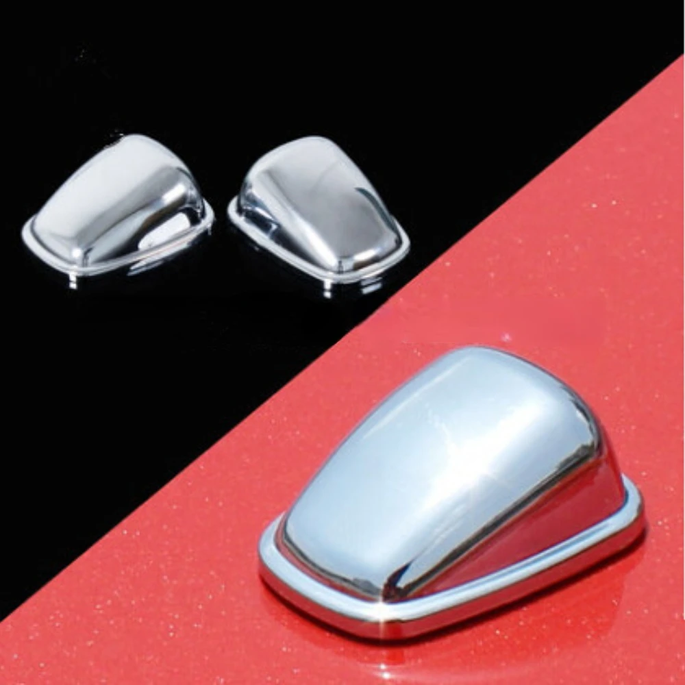 

ABS Chrome Engine Hood Water Spary Nozzle Cover Sticker for Ford Ecosport 2013 2014 2015 2016 2017 2018 Car Stickers