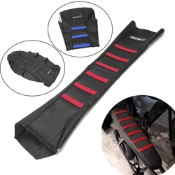 Motorcycle Dirt bike Ribbed Gripper Seat Cushion Cover For 250-450 TC TE 2016 2017 2018 FC FE TC TE YAMAHA KAWASAKI SUZUKI HONDA