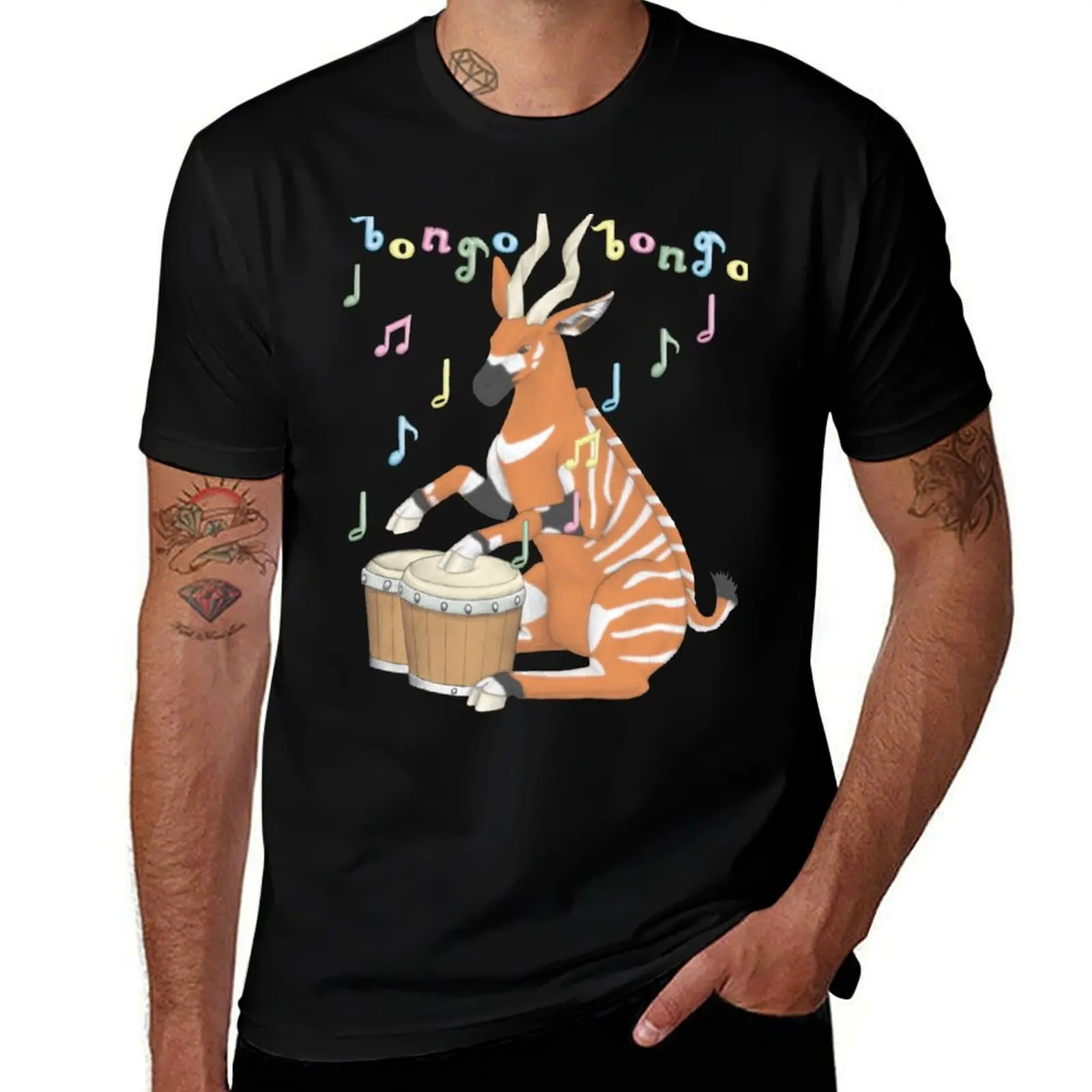

Bongo Bongo T-Shirt man t shirts graphic t shirts with prints t shirts cotton 100% T-shirt