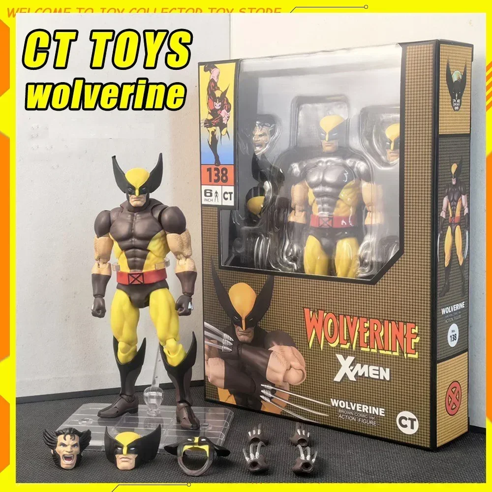 New Ct Toys Wolverine Action Figure Mafex 138 Anime Figures Deadpool Wolverine MAFEX No.096 GK Figurine PVC Statue Model Toys