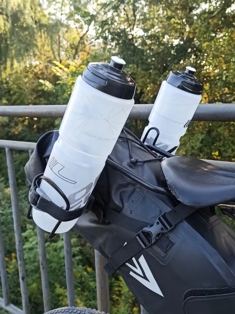 AliExpress ROCKBROS Bicycles Tail Saddle Bag Stabilizer Fixed Bracket Water Bottles Holder Aluminum Alloy Support Mount Biking Cycling Accessories