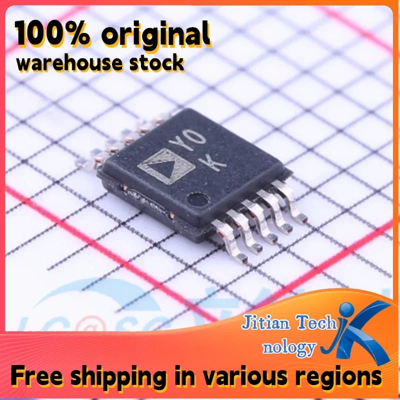 1PCS AD8253ARMZ logo Y0K YOK MSOP-10 100% original inventory High-Quality Electronic Component