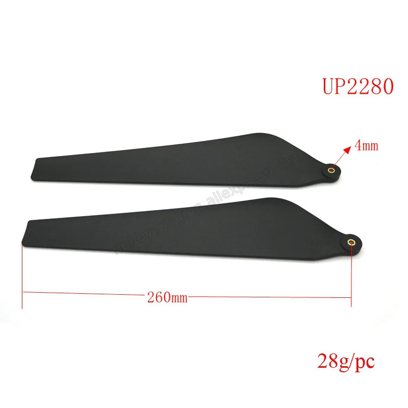 UP Series Carbon Fiber Composite Propeller CW / CCW Paddle Blade without Clip UP2280 UP2380 UP2680 UP2880 UP3080