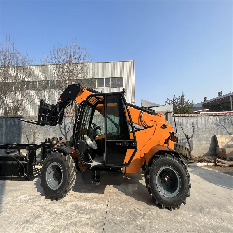 SYNBON Hydraulic Telescopic Fork Mini Telehandler Telescopic Handler Forklift