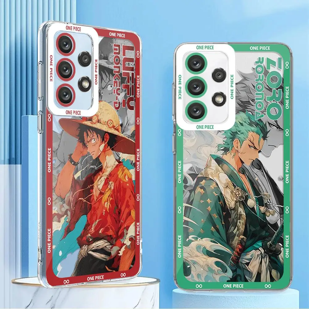 Anime One Pieces Phone Case for Samsung Galaxy A73 A21s A54 A23 A42 A22 A13 A14 A32 A11 A33 A12 A53 A34 A72 A24 Cover