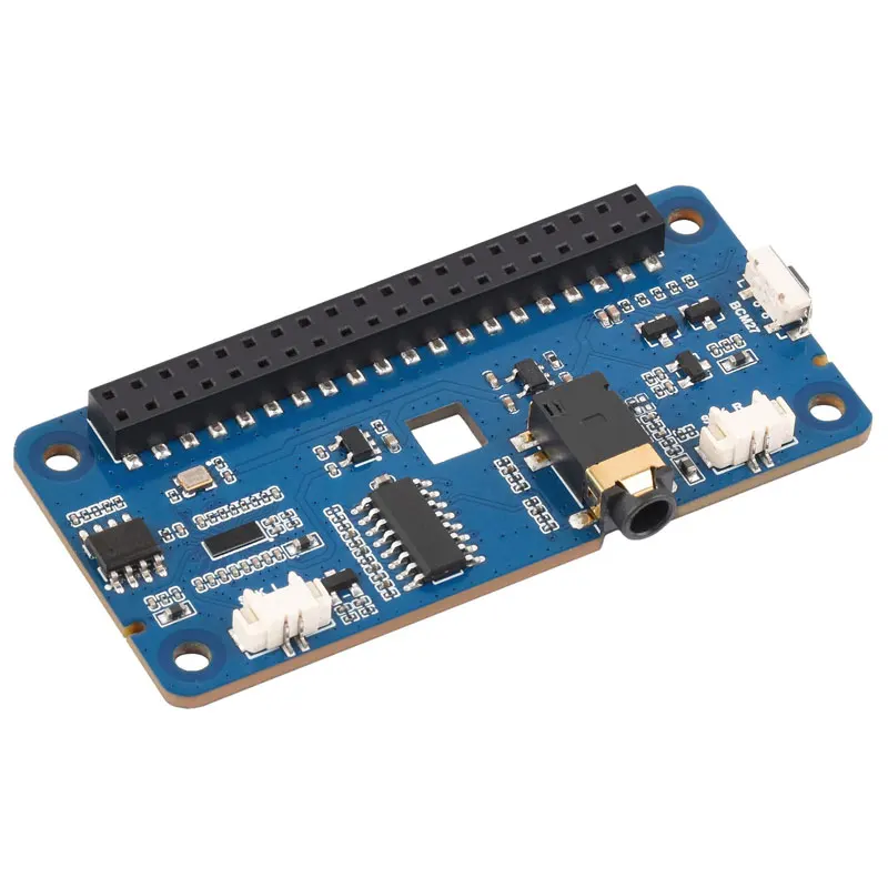 Home Assistant Xiaozhi AI Sound Card Audio Speaker Expansion Board For Raspberry Pi 5 4 Zero