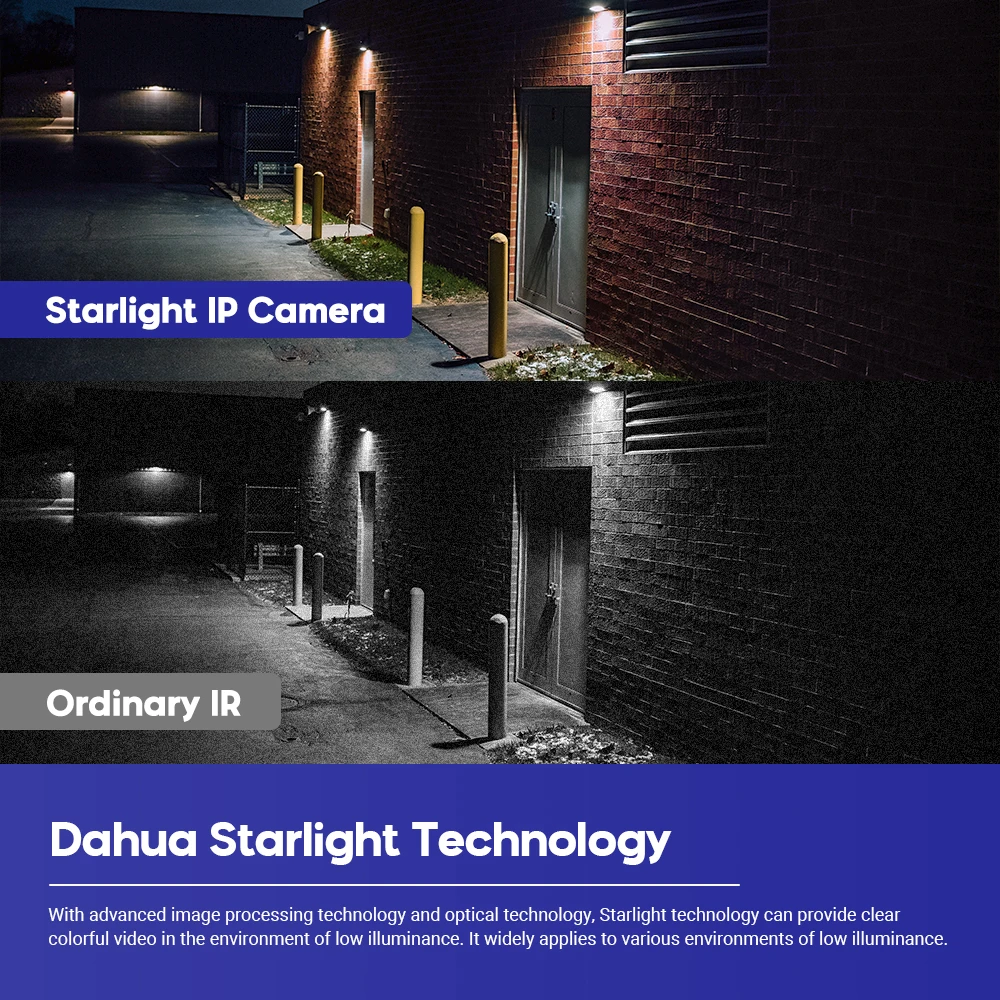 داهوا IPC-HDW2441T-S 4MP POE مقلة العين WizSense شبكة IP كاميرا IR 30M ميكروفون مدمج فتحة SD SMD Plus IVS H.265 IP67