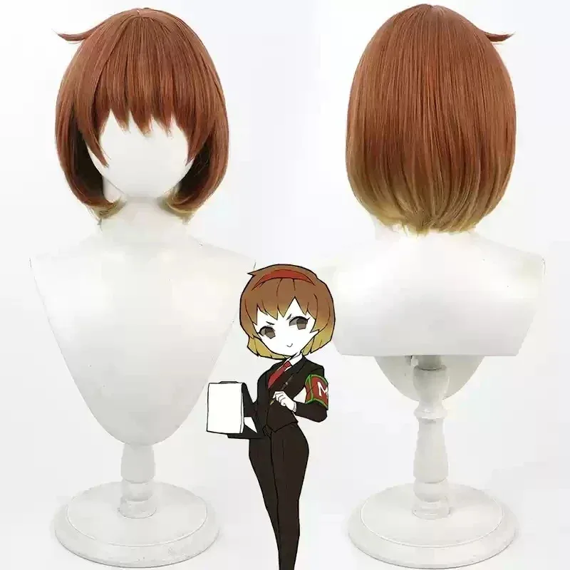 NewNEW Lobotomy Corporation Malkuth Cosplay peluca pelo sintético resistente al calor fiesta de Halloween juego de rol peluca Cap2025