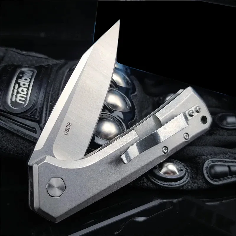 Make quality 0808 outdoor pocket Knife Portable outdoor rescue survival multi-purpose EDC tool Todd Rexford fin foldin