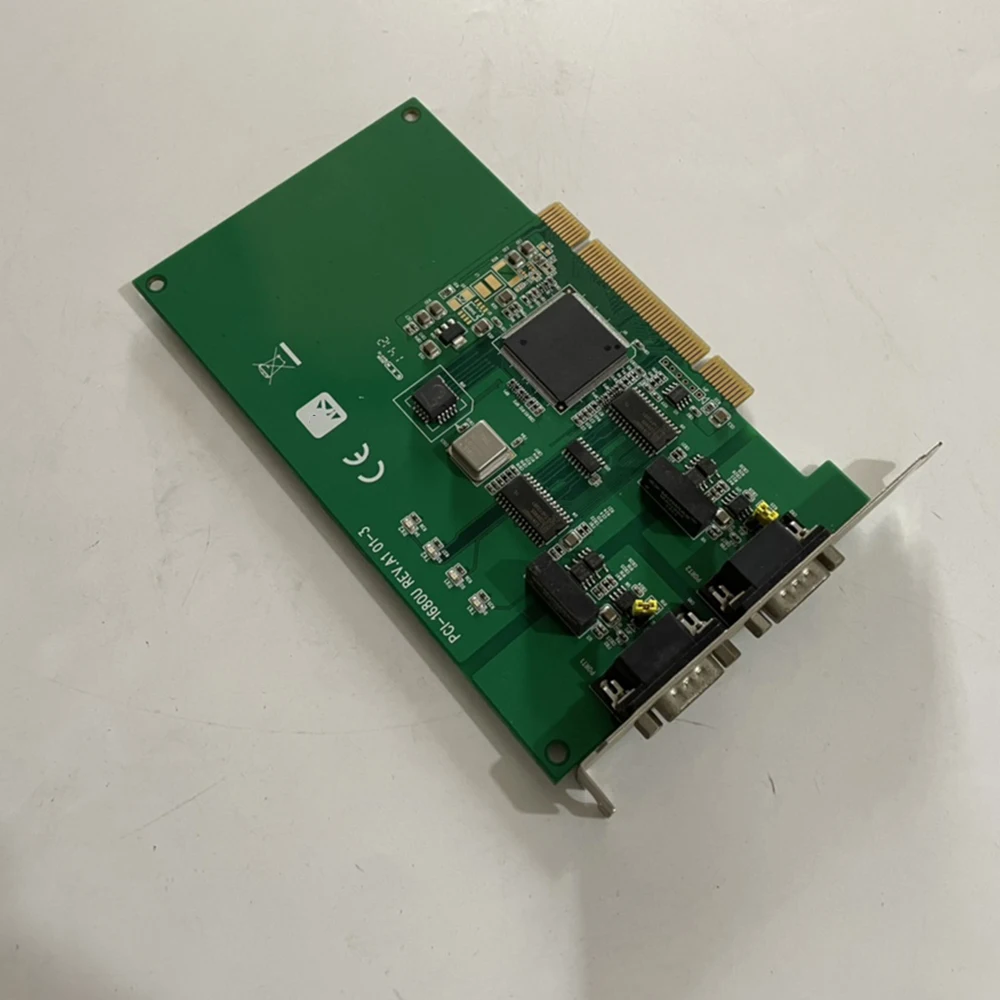 PCI-1680U REV.A1 Data Capture Card Dual Port CAN Universal PCI Bus Communication Card With Isolation Protection