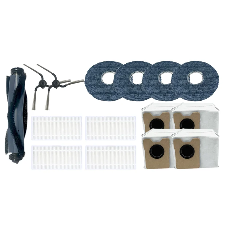 【Must-Haves】For Eufy C10 Robot Vacuum Cleaner Spare Parts Main Side Brush Hepa Filter Large Capacity Dust Bag