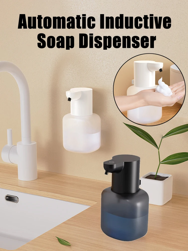 

550ml USB Rechargeable Automatic Liquid Soap Dispenser Infrared Sensor Sanitizer Hand Washer Wall Mounted Bathroom IPX5