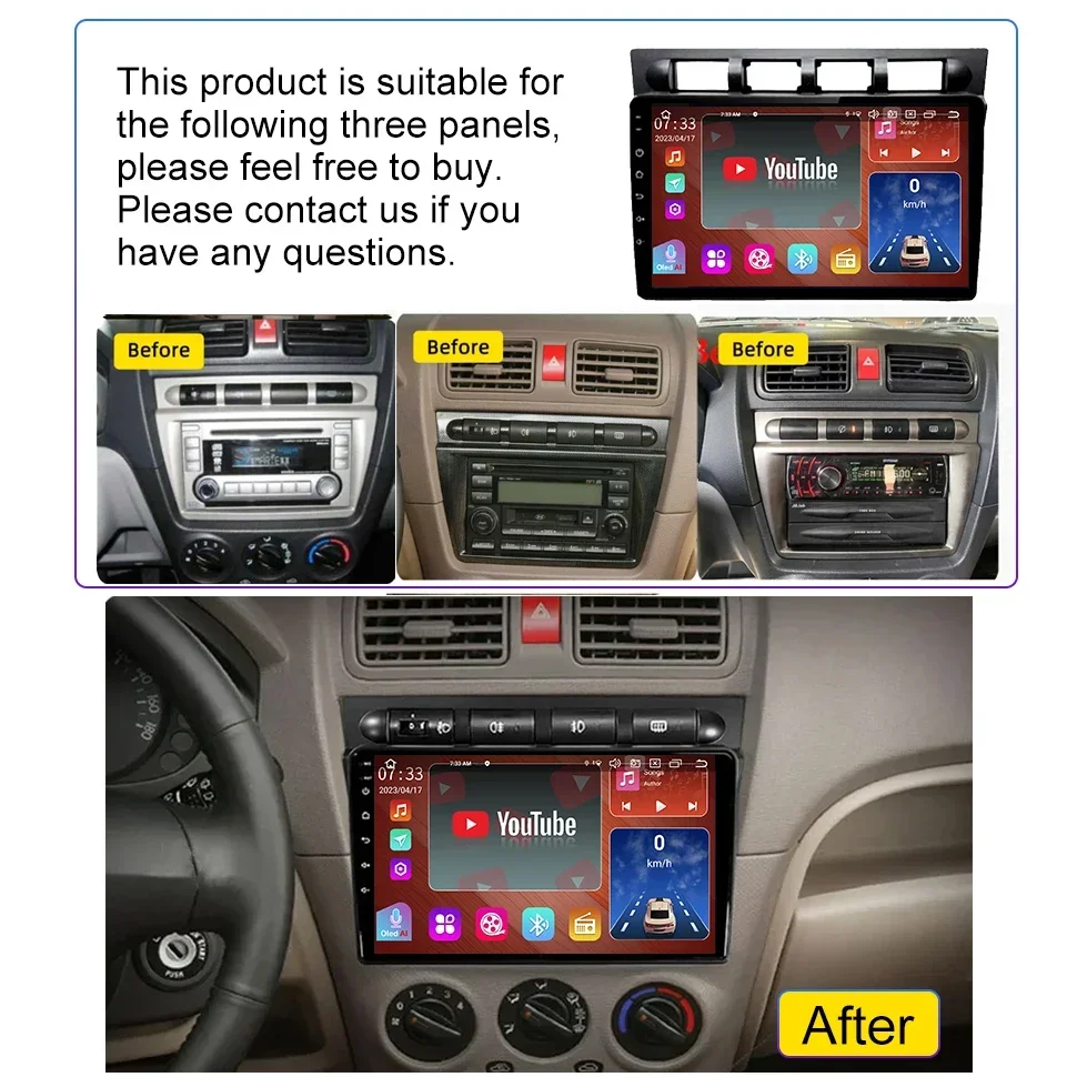 SEPTON Automotive Multimedia Android Auto Car Rdio for Kia Morning Picanto 2004 - 2007 8core 4G GPS Navi DSP BT IPS Car Stereo