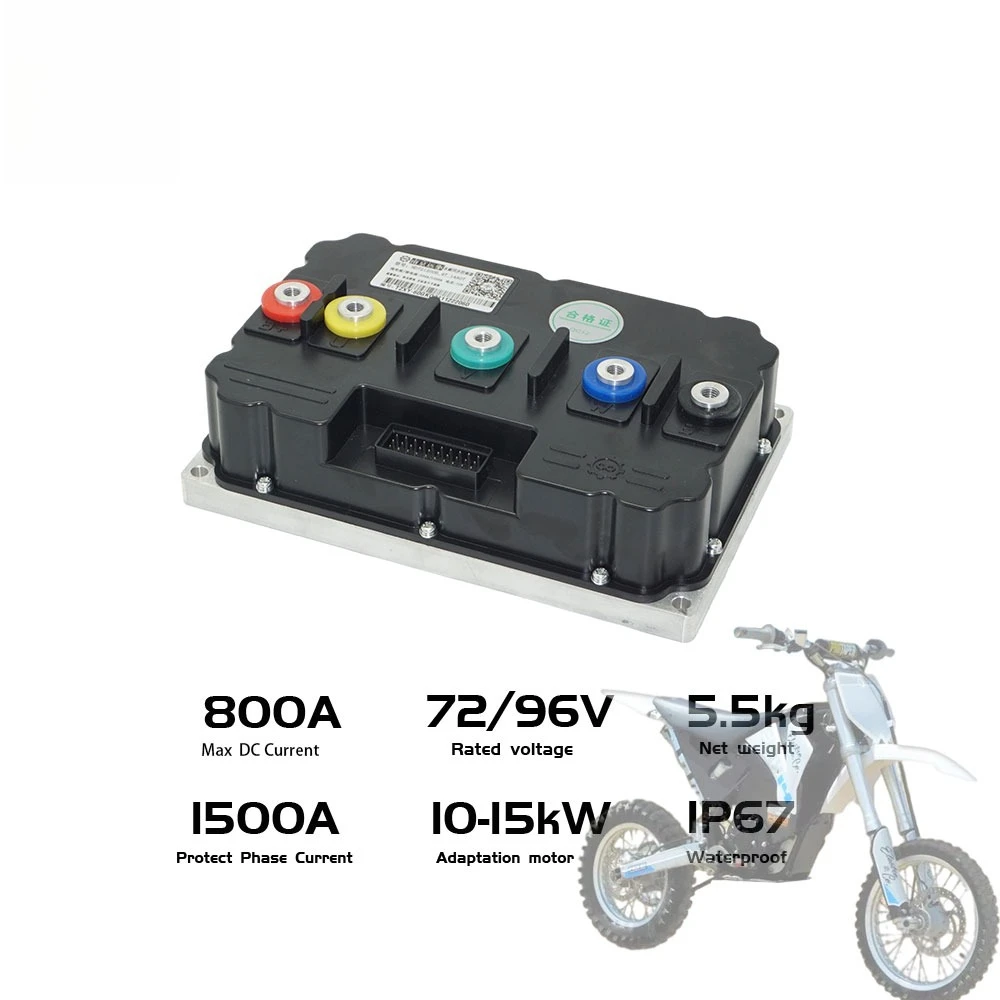 

72V 1800A High-Speed Electric Motor Controllers ND721800 Brushless DC Sin Wave Fardriver for Electric Motorcycles Vehicles