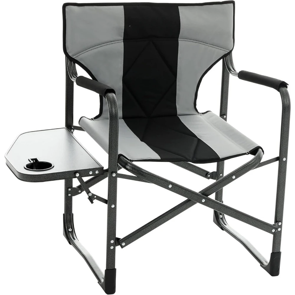 Beach Chairs ,Outdoor foldable camping chair with side table, suitable for heavy individuals, Beach Chairs .