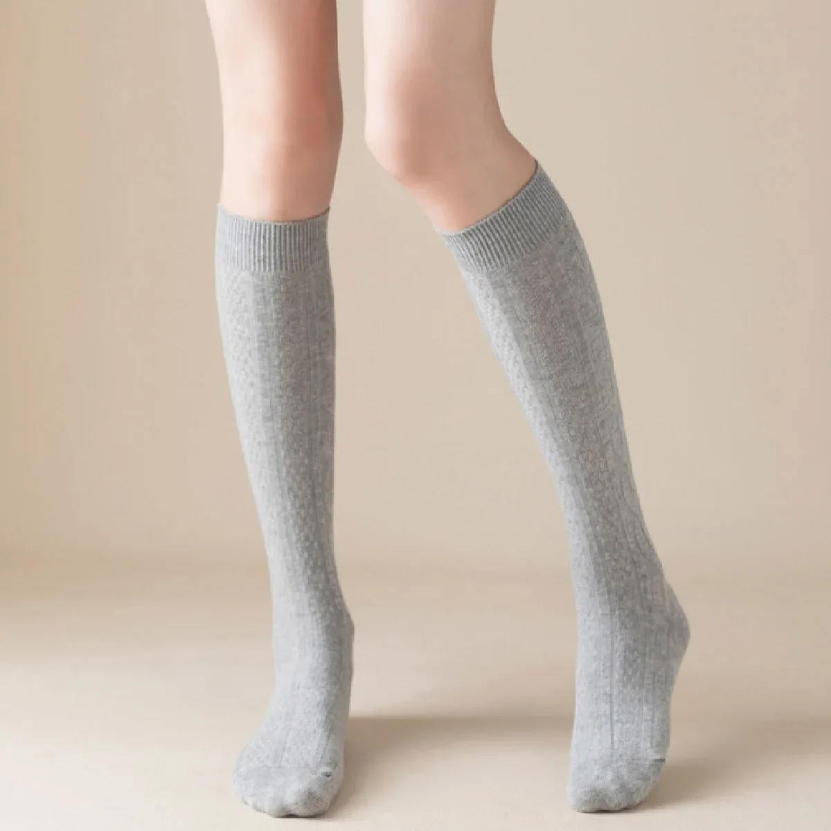 

1 Pair of Lady JK Leg Socks High in Tube Socks and Cotton Socks