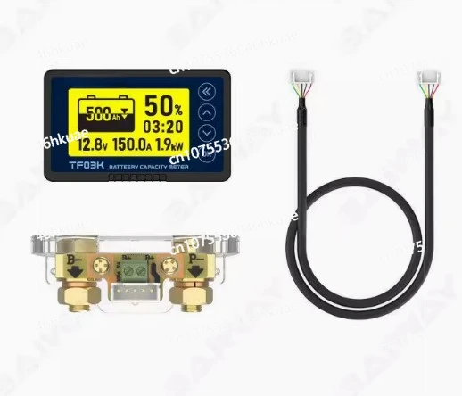 

for Electric Car DC8-120V Coulomb Counter Meter Battery Capacity Indicator Voltage Current 50A/100A/350A/500A Coulomb Counter