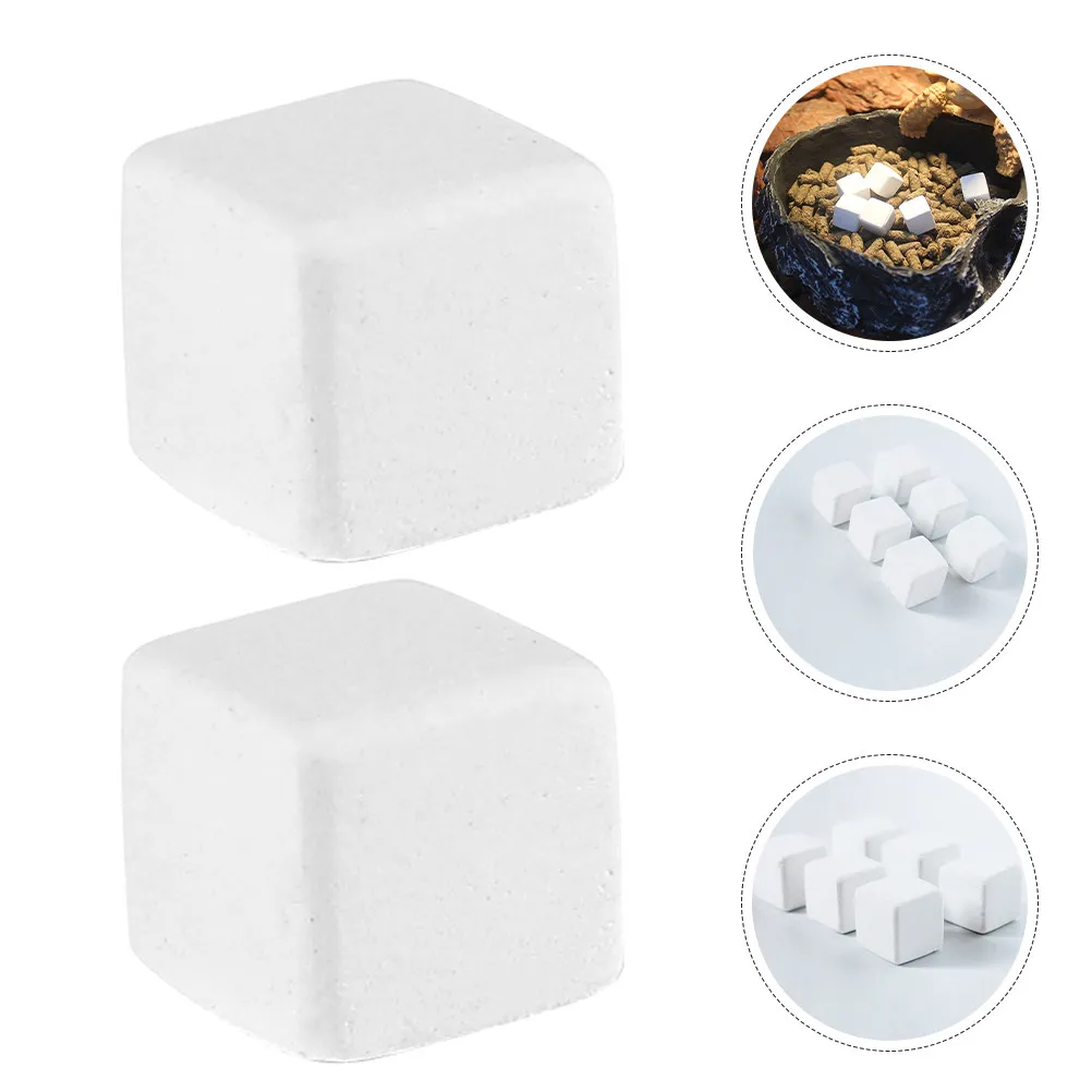 36Pcs Reptile Calcium Block Natural Mineral Stone Turtle Tortoise Snail Grinding Energy Health Supplement Pet Care