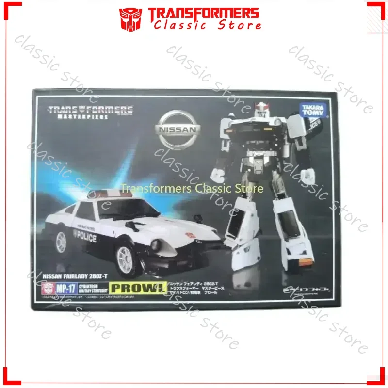 Em estoque clássico transformadores brinquedos obra-prima série mp17 MP-17 prowl ko edição cybertron autobots figuras de ação colecionáveis