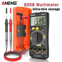 ANENG SZ08 Digital Ultra-thin Multimeter Storage Professional Meter Auto Voltmeter AC DC 220V Resistance Handhold Testers