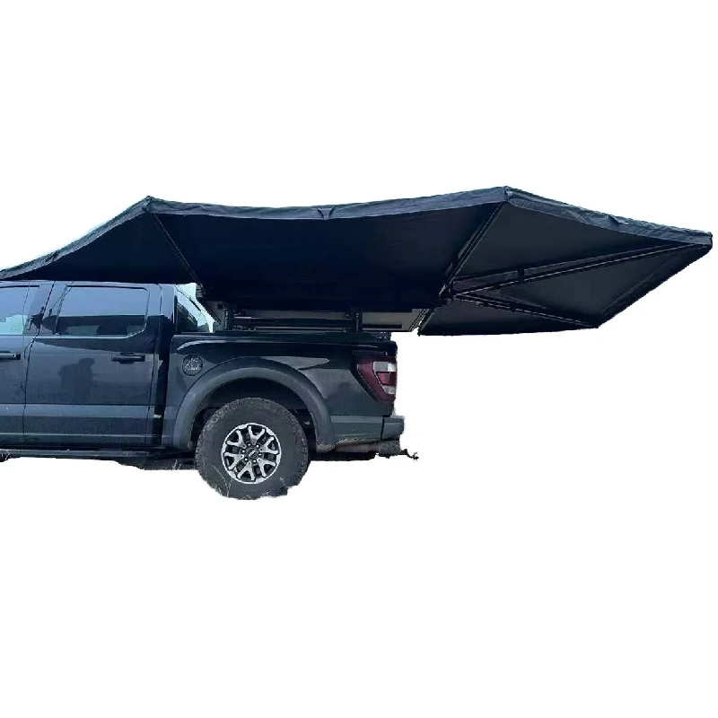 

Hot Selling 4WD 360 Degree Car Roof Tent With LED S Ox Fabric Aluminum Pole Straight Bracing Type 4-Person Capacity High Quality