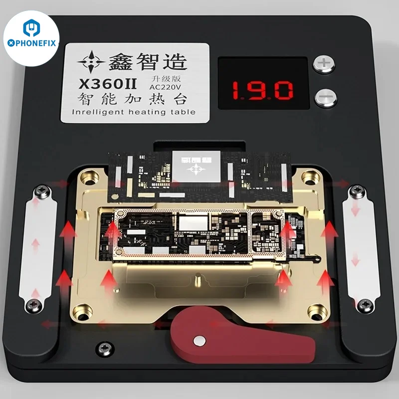 Xinzhizao XZZ X360 Intelligent Heating Preheater Mold modules for iPhone 16 16plus 16Pro 16 Pro Max PCB Board Phone Repair Tools