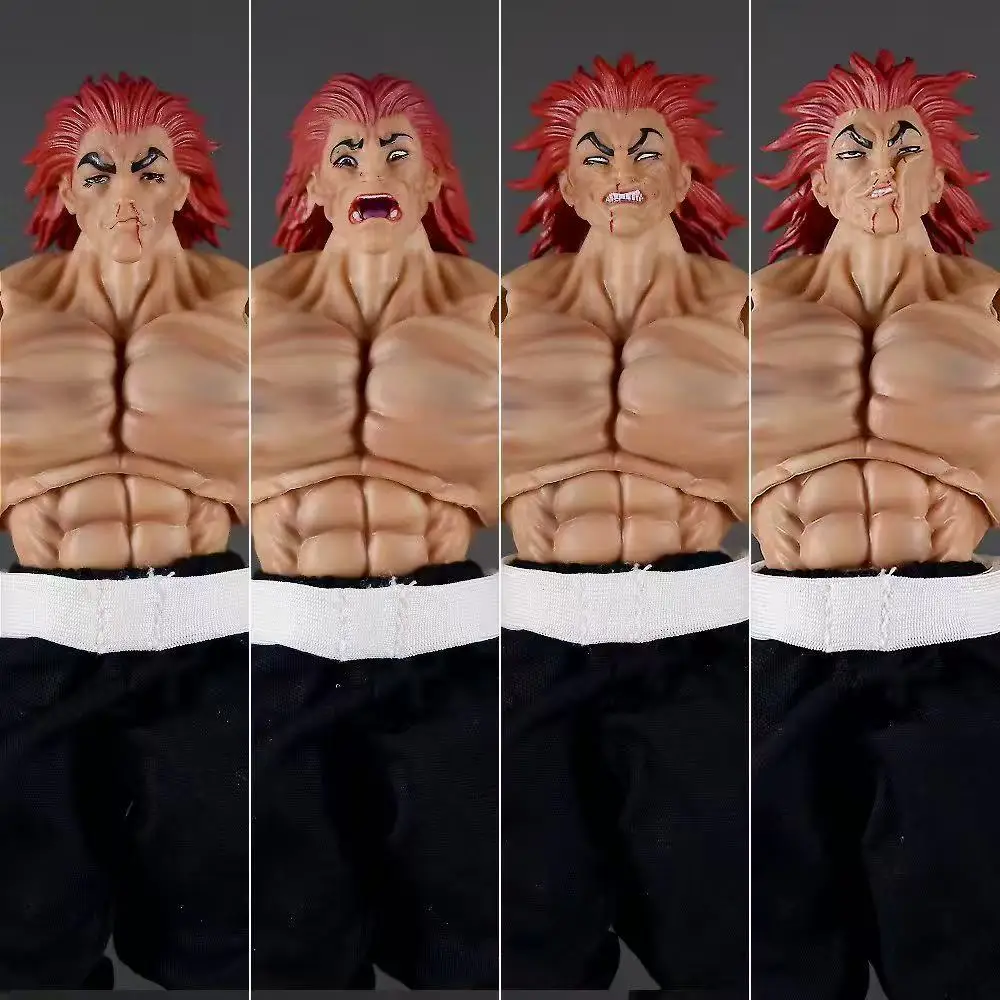 

Hanma Yujirō Battle Damage Edition Anime Action Figure - Baki Hanma Son Of Ogre Collectible Toy For Fans And Hobbies