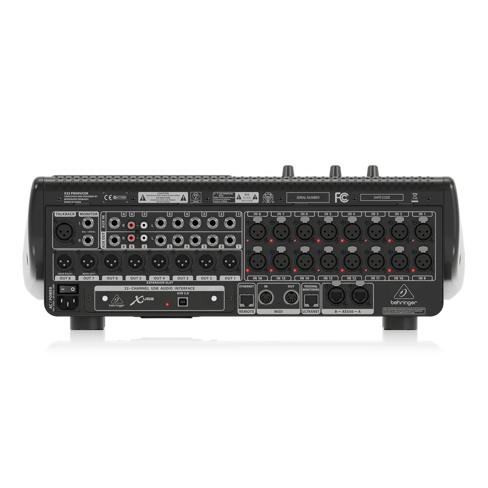 Behringer X32 Produtor Mixer Digital Pa System 16 Entradas 8 Saídas Console Digital Equipamento de Estúdio de Música