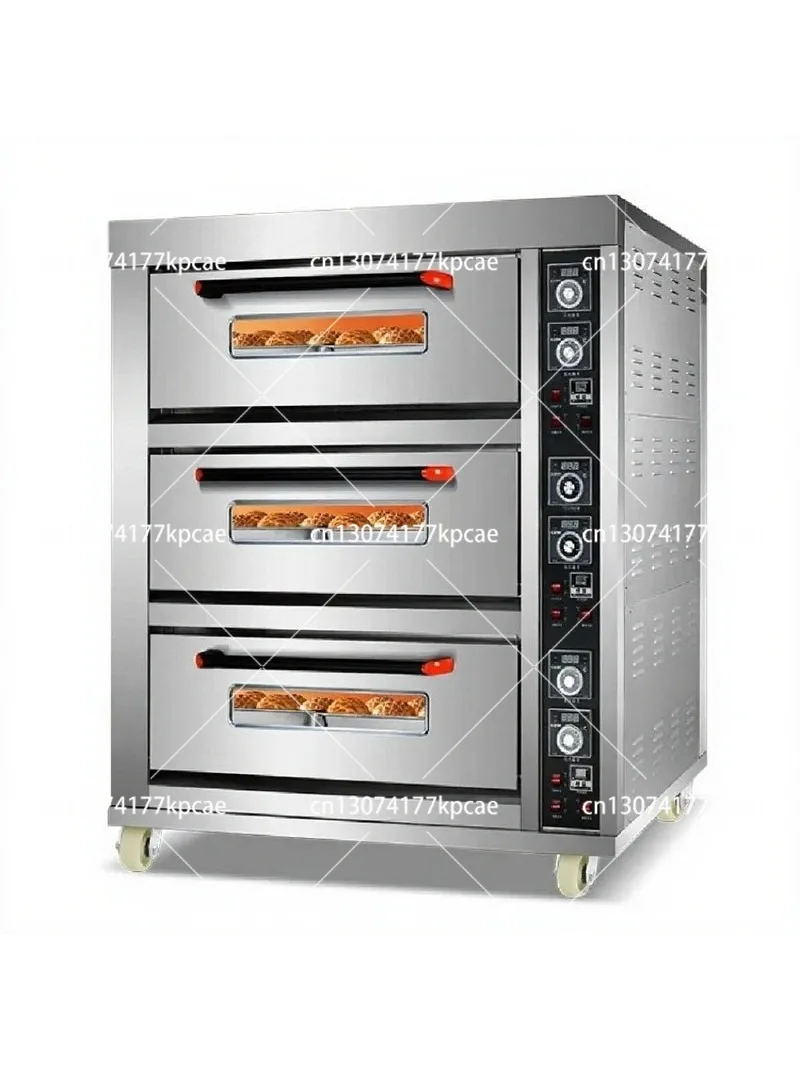 Commercial Electric Oven Large Capacity One Layer Two Plate Baking Equipment