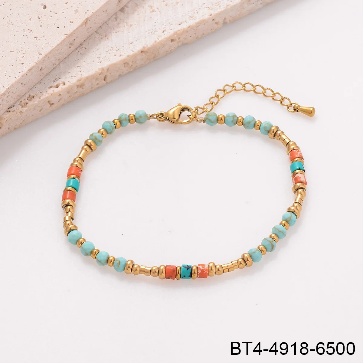 Fashion Beads Bracelet Gifts for Women Girls Acier Inoxydable Femme Tendance Aretes Tendencia 2025