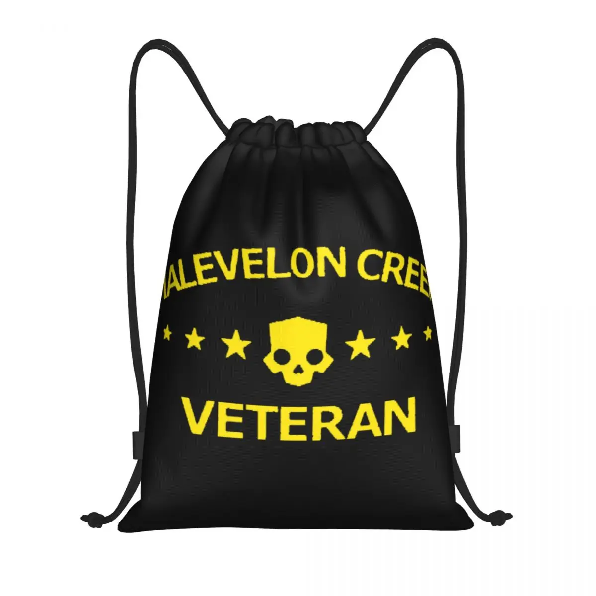 Helldivers 2-Malevelon Creek Veteran Multi-fonction Portable Proximity Wstring Bags, Sports Bag, PleBag for Logy