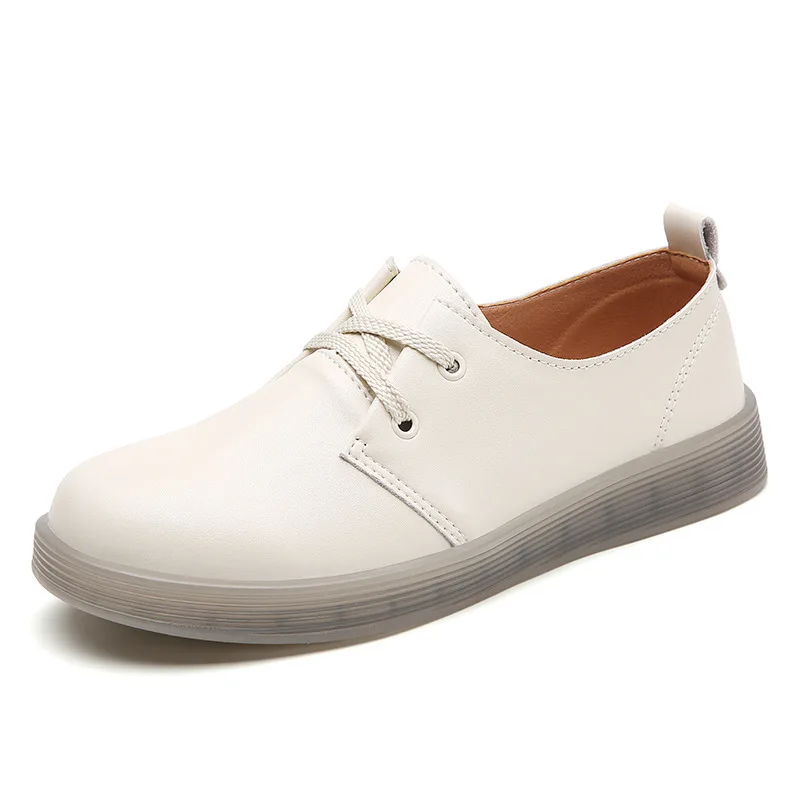 2024 New Spring Autumn Flats Sneakers Women Casual Shoes Genuine Leather Moccasins Woman Casual Slip-on Loafers Female Boat Shoe image 5