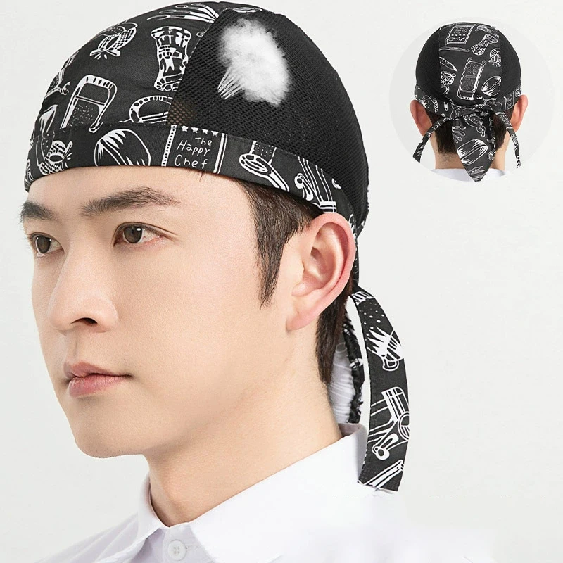 تنفس شبكة كوك قبعة 3 قطعة قبعة الطاهي خدمة الغذاء المطبخ قبعة العمل فندق مطعم مقصف مخبز بيكر قبعة الطبخ المنزلية