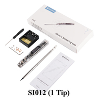 SEQURE SI012 with 1 Tip Set Intelligent OLED Portable Soldering Iron Suitable for T12 And TS Tips Supports PD3.0|QC2.0|DC5525