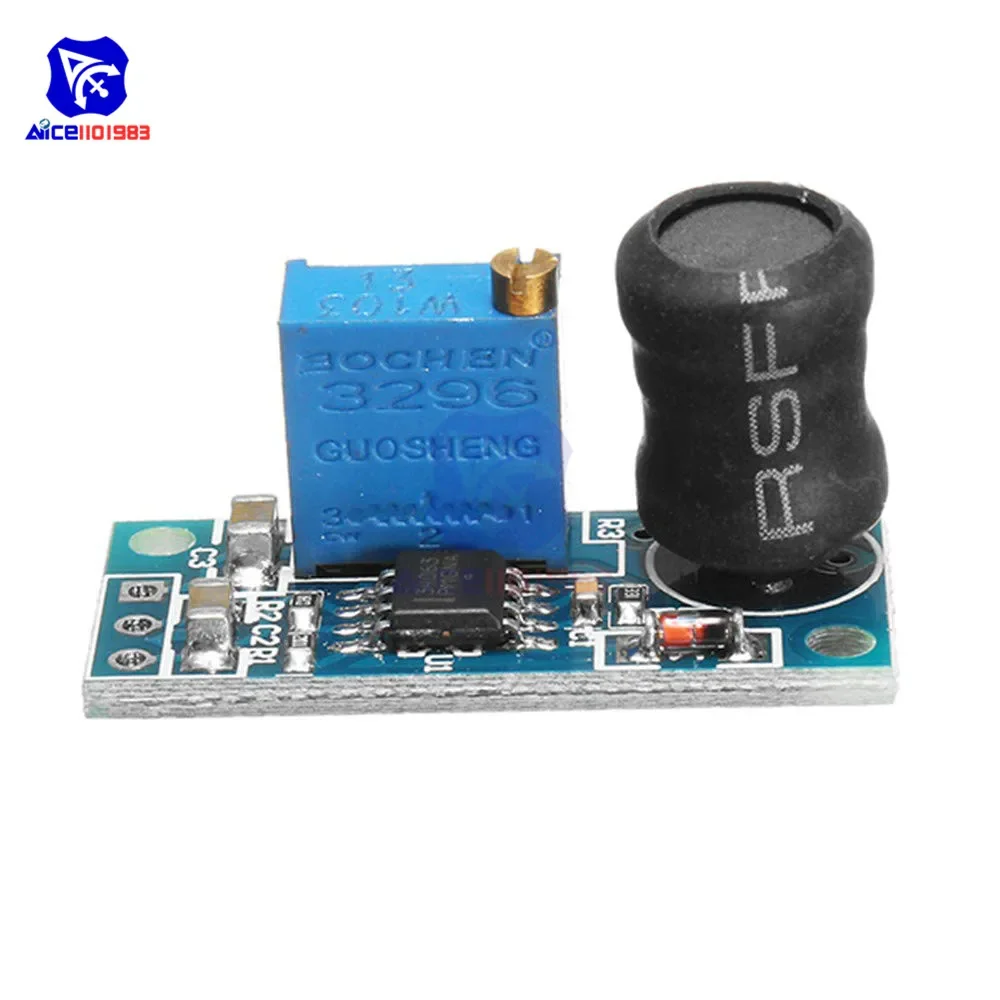 diymore DC DC Converter MC34063A Step Up Boost Module 3.6V-30V to 3.8V-36V  Adjustable Boost Module Board