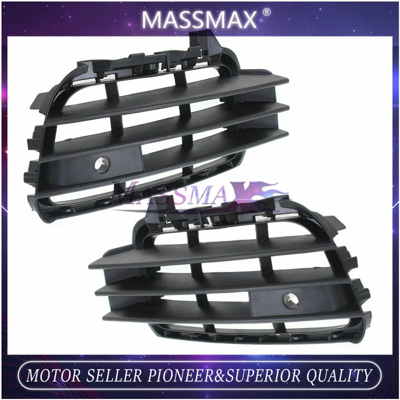 

1 pair 7P68546619B9 Front L + R Textured Bumper Insert Outer Grille Fit For 2011- 2014 VW Touareg