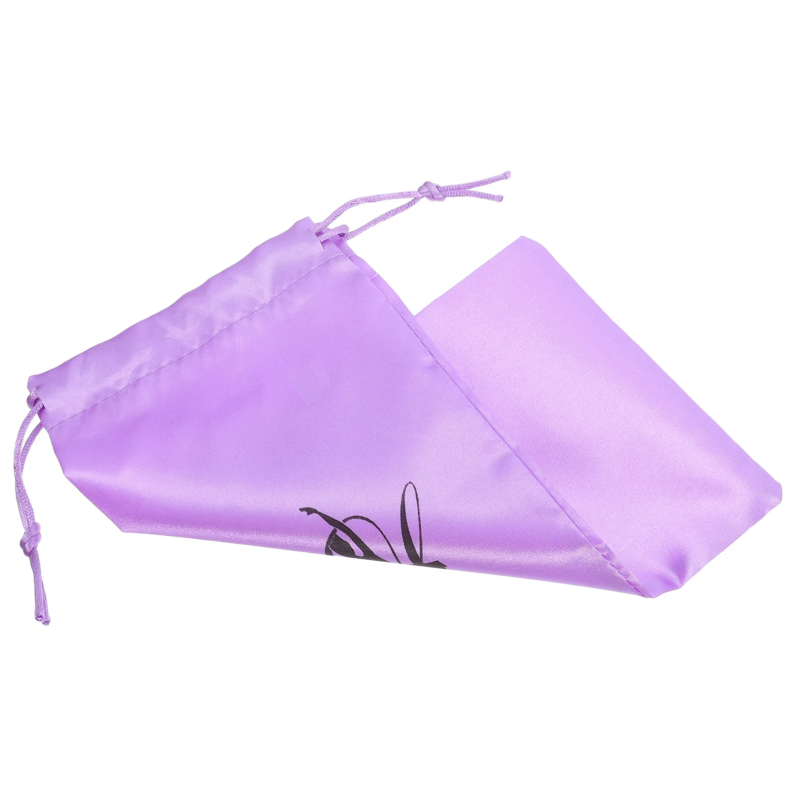 

1Pair Drawstring Dance Shoe Storage Pouch Satin Large Capacity Shoe Bag for Girls Ballet Training Portable Lightweight
