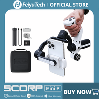 FeiyuTech Scorp Mini-P Kit 3 Axis Smartphone Gimbal, AI Tracker, Fill Light, for iPhone 16 Pro Max and Android Stabilizer